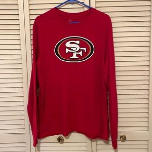 49ers Nike long sleeve shirt